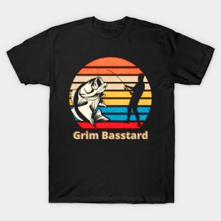 Grim BASStard (bass fishing) T-Shirt